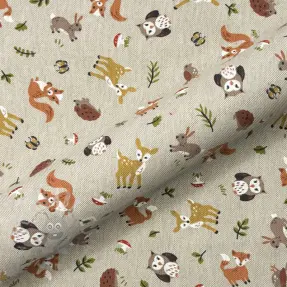 Dekorativno blago Linenlook premium Forest Friend Animal