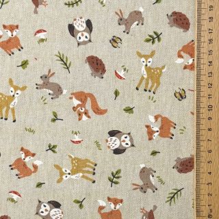 Dekorativno blago Linenlook premium Forest Friend Animal