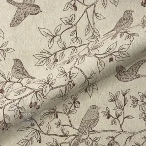 Dekorativno blago Linenlook premium Branch Bird Song