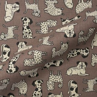 Dekorativno blago Linenlook premium Dog Wildlife Art