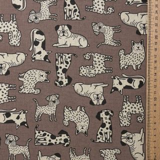 Dekorativno blago Linenlook premium Dog Wildlife Art