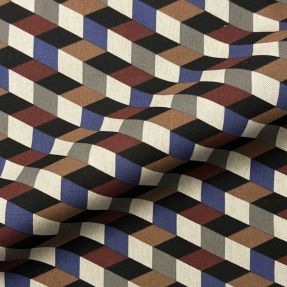 Dekorativno blago Linenlook premium Cube Illusion Art
