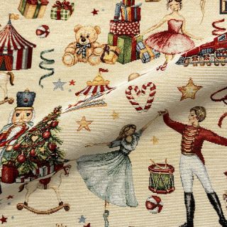 Dekorativno blago GOBELIN PREMIUM Xmas Fairytale Play