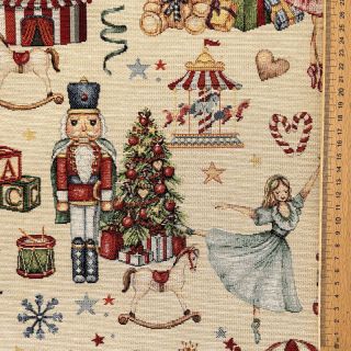 Dekorativno blago GOBELIN PREMIUM Xmas Fairytale Play