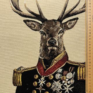 Dekorativno blago GOBELIN PREMIUM Deer Admiral Statue PANEL