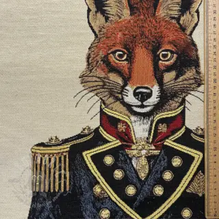 Dekorativno blago GOBELIN PREMIUM Fox Admiral Statue PANEL