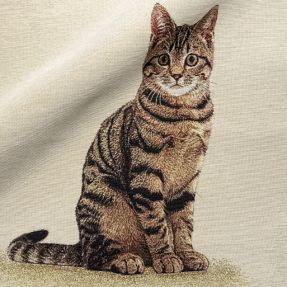Dekorativna tkanina GOBELIN PREMIUM Sitting Kitten Cat PANEL