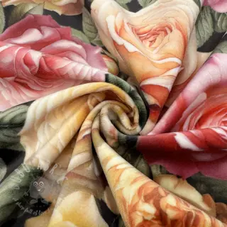 Dekorativno blago VELVET Romantic Rose Charm