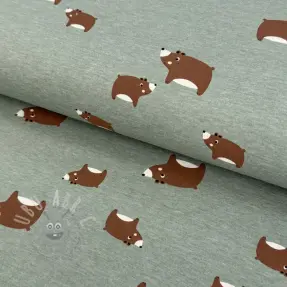Jersey Bears dark mint melange
