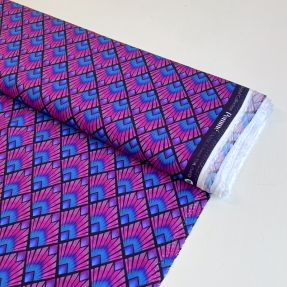 Viskoza RADIANCE Graphic navy digital print