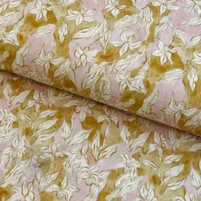 Viskoza z lanom CREPE Flowers Tomi digital print