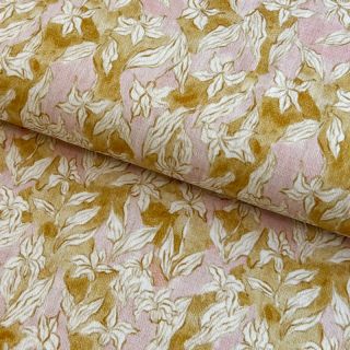 Viskoza z lanom CREPE Flowers Tomi digital print