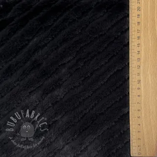 Umetno krzno Stripes anthracite