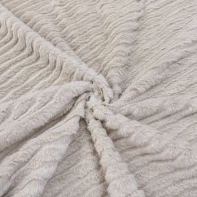 Umetno krzno Stripes beige