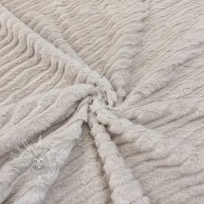 Umetno krzno Stripes beige