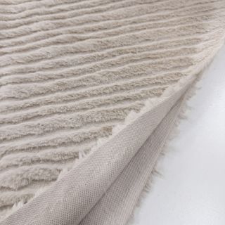 Umetno krzno Stripes beige