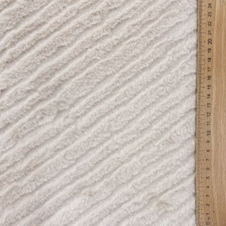Umetno krzno Stripes beige
