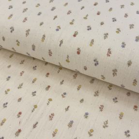 Dvoslojna gaza/muslin Flowers Mia digital print ORGANIC