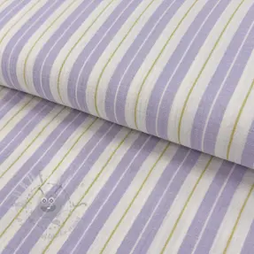 Dvoslojna gaza/muslin YARN DYED Line purple