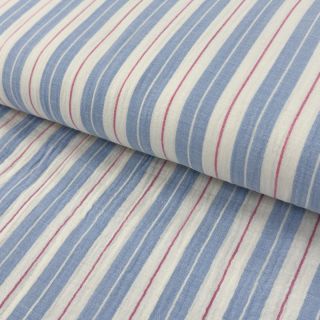 Dvoslojna gaza/muslin YARN DYED Line blue