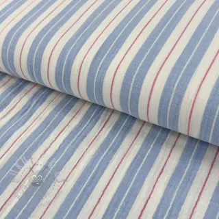 Dvoslojna gaza/muslin YARN DYED Line blue