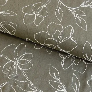 Viskoza z lanom EMBROIDERY Flower Danielle pickle