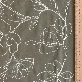 Viskoza z lanom EMBROIDERY Flower Danielle pickle