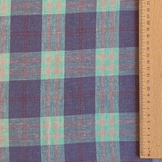 Viskoza z lanom YARN DYED Square green