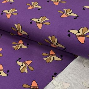 Prevešanka Dogs and hearts purple