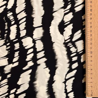 Viskoza RADIANCE Imagine black digital print