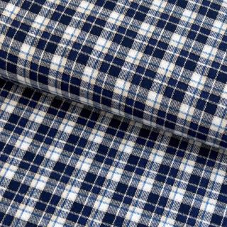 Bombažna tkanina YARN DYED CHECK BRUSHED Silva design B