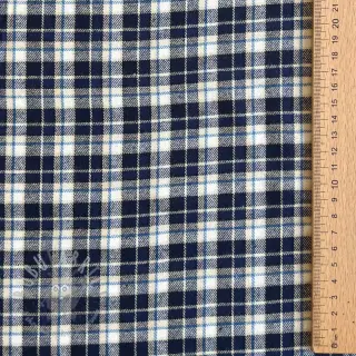 Bombažna tkanina YARN DYED CHECK BRUSHED Silva design B