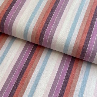 Bombažna tkanina YARN DYED Line multi