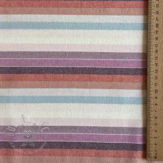 Bombažna tkanina YARN DYED Line multi