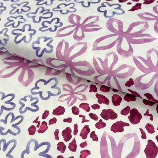 Saten ROYAL MICRO Abstarct white