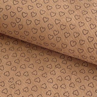 Žamet STRETCH Little love sand