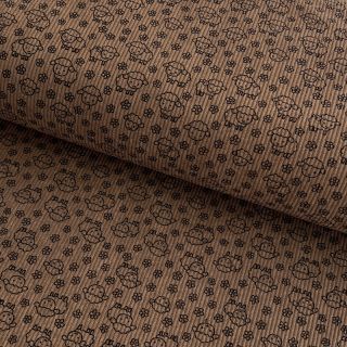 Žamet STRETCH Little sheep taupe