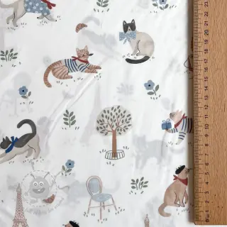 Bombažna tkanina Vive la France design A digital print