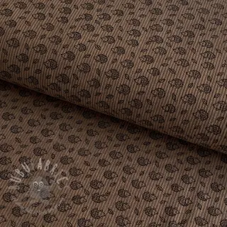 Žamet STRETCH Little hedgehog taupe