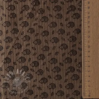 Žamet STRETCH Little hedgehog taupe