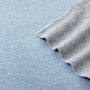 Kosmatena prevešanka JOGGING blue melange