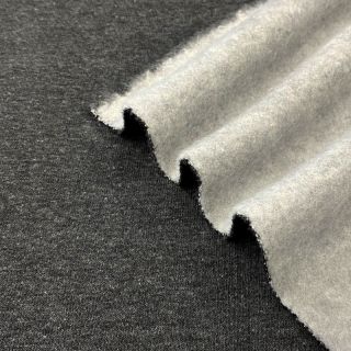 Kosmatena prevešanka JOGGING anthracite melange