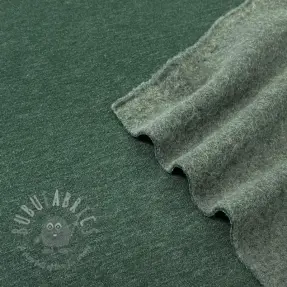 Kosmatena prevešanka JOGGING dark green melange