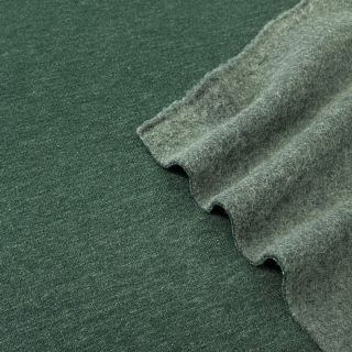 Kosmatena prevešanka JOGGING dark green melange
