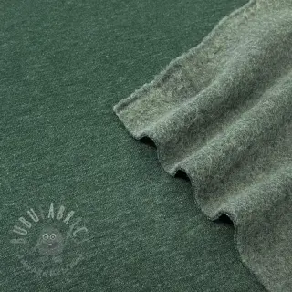 Kosmatena prevešanka JOGGING dark green melange