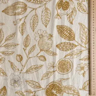 Dekorativno blago RUSTIC VINTAGE PRINT Granata peanut