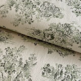 Dekorativno blago RUSTIC VINTAGE PRINT Gabrielle kaki