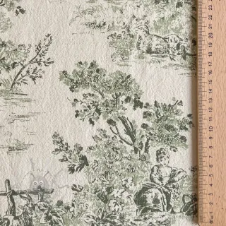 Dekorativno blago RUSTIC VINTAGE PRINT Gabrielle kaki