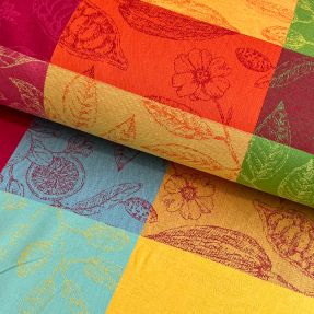 Dekorativno blago FRENCH TABLE CLOTH JACQUARD Cabosse allover summer