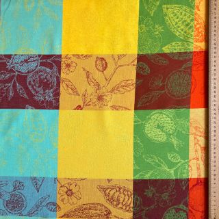 Dekorativno blago FRENCH TABLE CLOTH JACQUARD Cabosse allover summer
